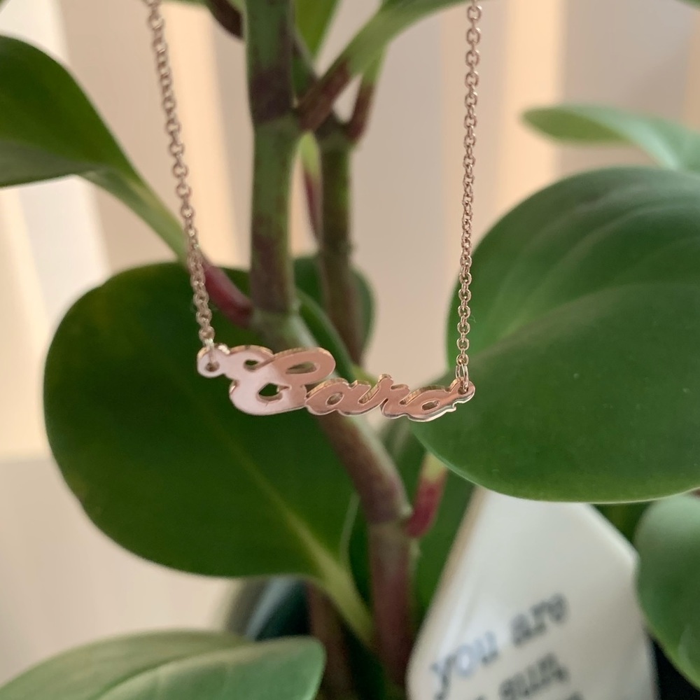 14k Rose Gold “Caro” Caroline not Carrie Nickname
